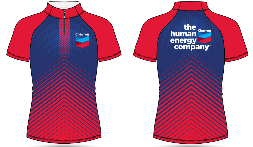 Women's Bike Jersey- Chevron Design