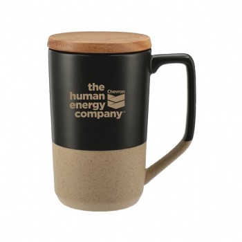 Coffee & Tea Ceramic Mug with Lid