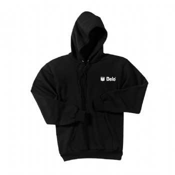 Port and Company Core Fleece Pullover Hooded Sweatshirt- black